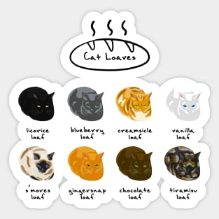 Cat Loaves Sticker